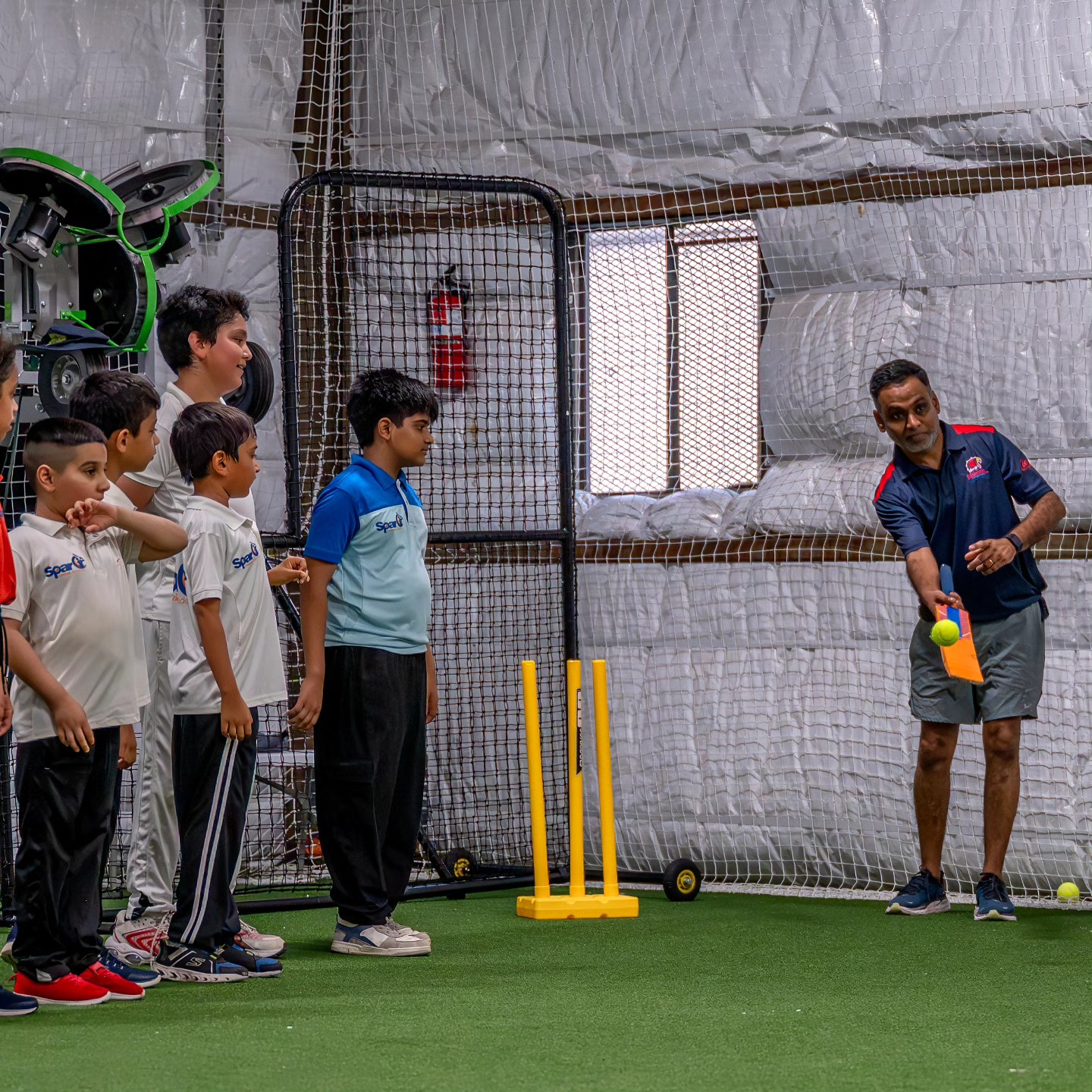 Sparc Cricket Academy training session